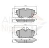 COMLINE ADB01531 Brake Pad Set, disc brake